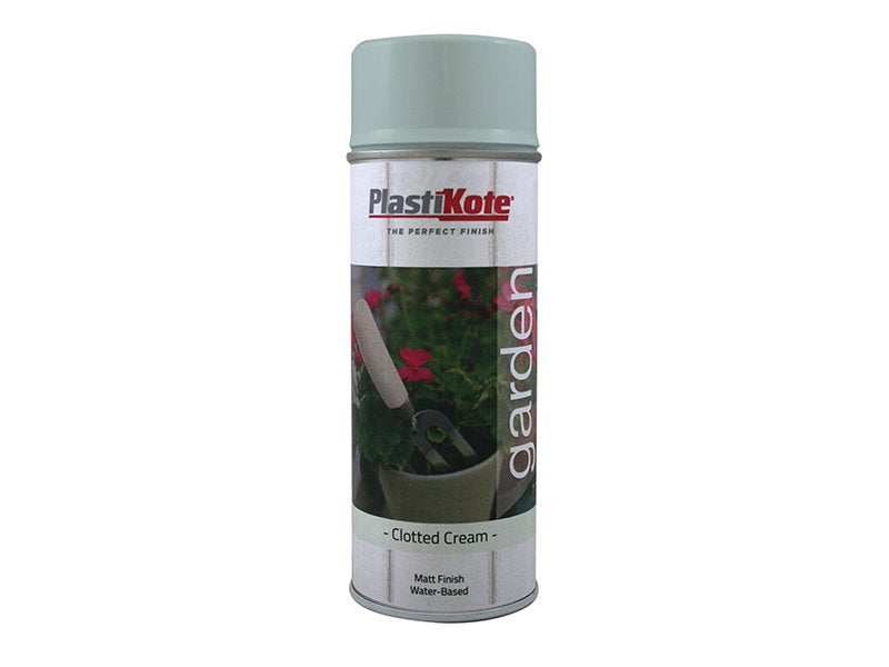 Plasti-kote Garden Colours Spray Paint Clotted Cream 400ml Main Image