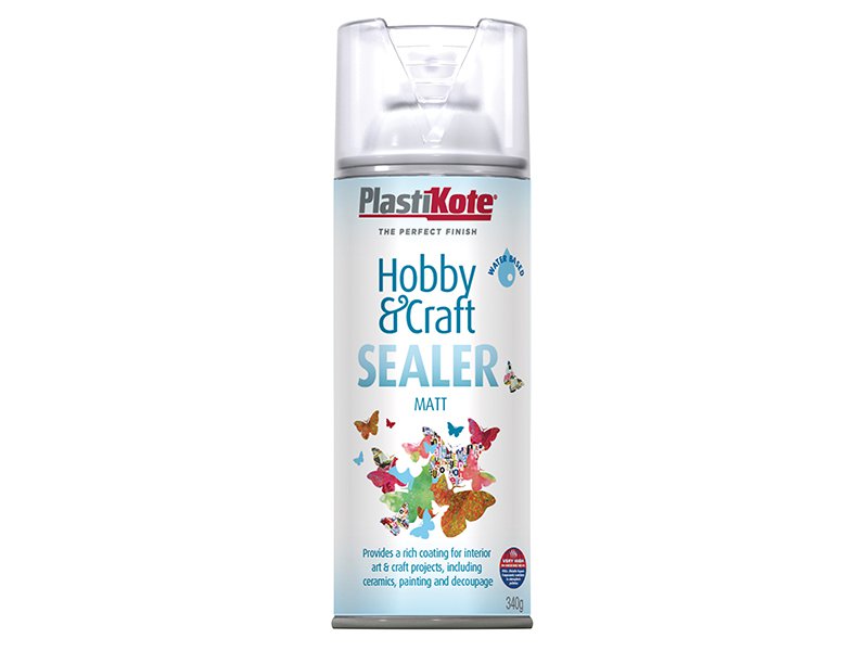Plasti-kote Hobby & Craft Sealer Spray Clear Matt 400ml Main Image