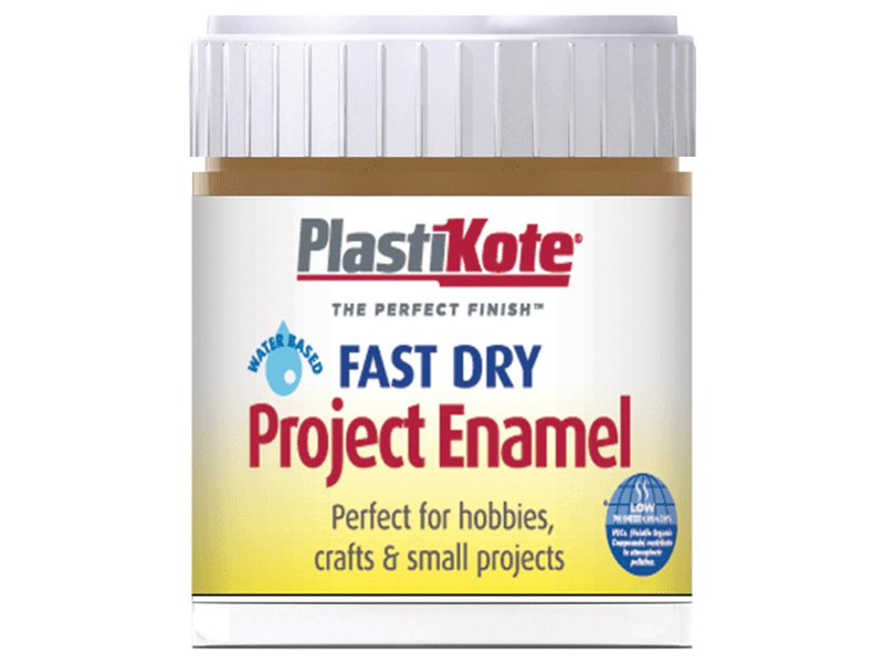 Plasti-kote Fast Dry Enamel Paint B17 Bottle 59 ml Nut Brown Main Image
