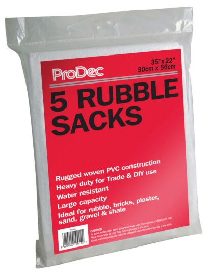 ProDec Woven Rubble Sacks (5) Main Image