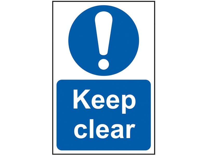 Scan Keep Clear - PVC 200 x 300mm Main Image