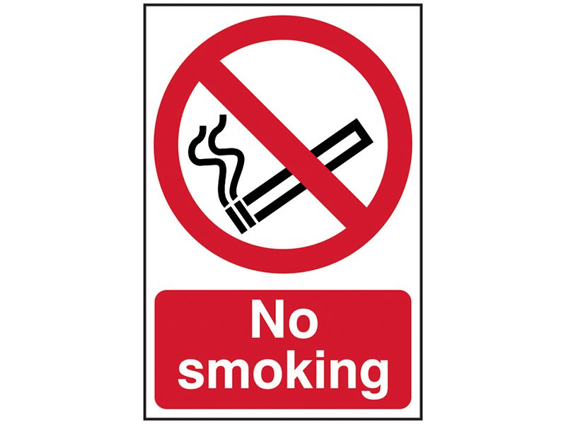 Scan No Smoking - PVC 400 x 600mm Main Image