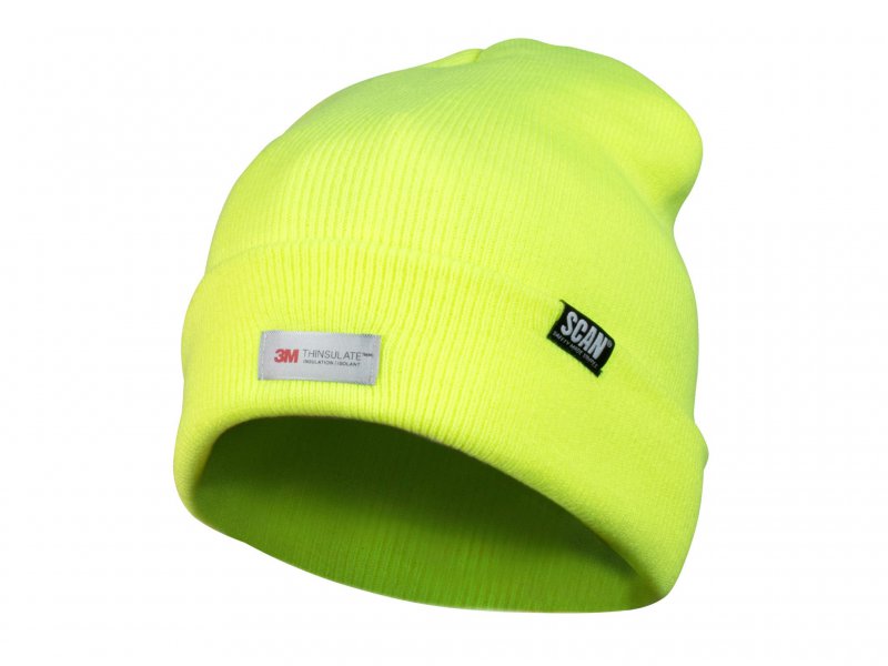 Scan Hi-Vis Yellow Beanie Hat Main Image
