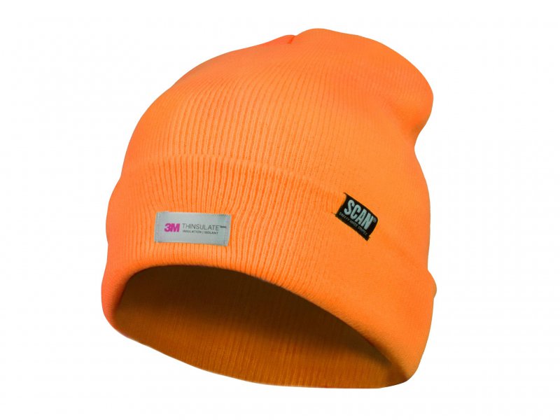 Scan Hi-Vis Beanie Hat Orange Main Image