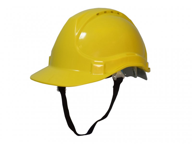 Scan Deluxe Safety Helmet Yellow Main Image