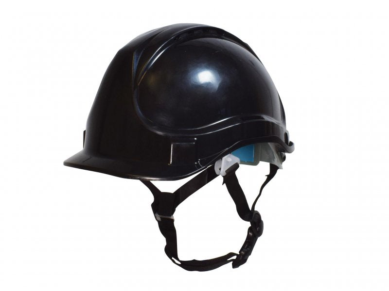 Scan Short Peak Safety Helmet Black Main Image