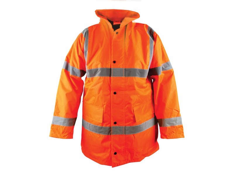 Scan Hi-Vis Motorway Jacket Orange - XL (48in) Main Image
