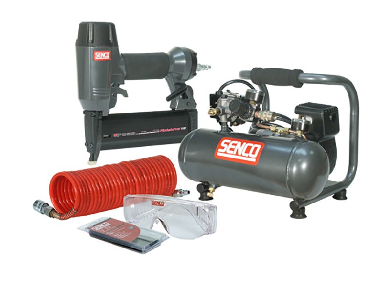 Senco Finish Pro 18 Pneumatic Nailer & 1 HP Compressor Kit 110 Volt Main Image