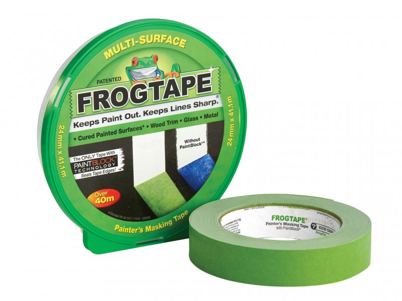 Shurtape FrogTape Multi-Surface Masking Tape 24mm x 41.1m Main Image